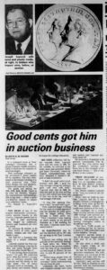 Read more about the article Profile of Joe Lepczyk, Coin Auctioneer and Owner of Capital Coins